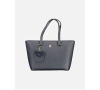 Tommy Hilfiger Women's Blue Shoulder Bag with Emblematic Logo and Removable Coin Purse Women