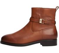 Tommy Hilfiger Women's Buckle Leather Riding Ankle Boots, Brown (Cinnamon Bark), 6.5