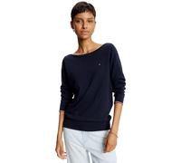Tommy Hilfiger Women's Cable Boatneck Everyday Sweater Pullover Sweater