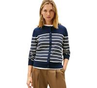 Tommy Hilfiger Women's Cardigan Jersey with Round Neckline, Grey (Dark Night Navy/Calico Multi STP), S