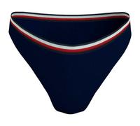 Tommy Hilfiger Women's Cheeky High Leg Bikini Uw0uw05293 Bikini Swim, Blue (Desert Sky), L