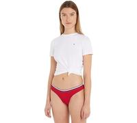 Tommy Hilfiger Women's Cheeky High Leg Bikini Uw0uw05293 Bikini Swim, Red (Primary Red), XL