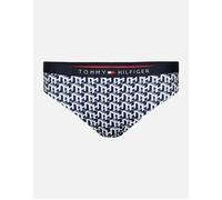 Tommy Hilfiger Women's Classic Logo Waistband Bikini Bottoms, TH Cube Print