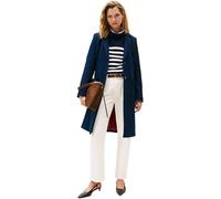 Long Buttoned Coat Navy
