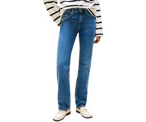 Tommy Hilfiger Women's Classic Straight Fit Jeans, Blue (Nos Mid Blue), 30W/30L