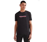 Tommy Hilfiger Women's Cn Ss Tee Um0um02348 S/S T-Shirts, Black (Black), L