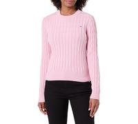 Tommy Hilfiger Cable knit crew neck Sweater 12 (M) Pink