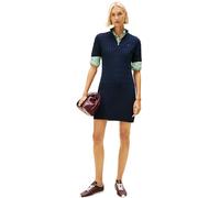 Tommy Hilfiger Women's CO Cable MID GG Shift MK Dress WW0WW48444 Sweater Dress, Blue (Dark Night Navy), M