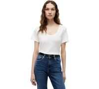 Tommy Hilfiger Women's Co Linen Scoop Nk Ss Tee Ww0ww48705 S/S T-Shirt (Pack of 1)