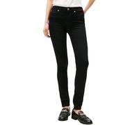 Tommy Hilfiger Women's Como Skinny Mid Rise Jeans, Black (Black), 27W/28L