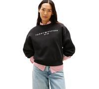 Tommy Hilfiger Women's CORP LOGO MDRN SWTSRT WW0WW47831 Pullover Sweatshirt, BLACK (Black), 3XL