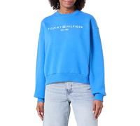 Tommy Hilfiger Women's CORP LOGO MDRN SWTSRT WW0WW47831 Pullover Sweatshirt, BLUE (Mesmerizing Blue), XL