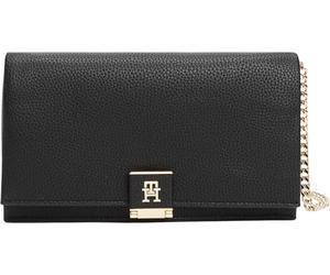 Tommy Hilfiger Women's Crossbody Bag with Chain, Black (Black), One Size