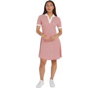 Tommy Hilfiger Women's CRV Open Placket F&F LY Polo DRS Breton Fierce Red/Ecru 50