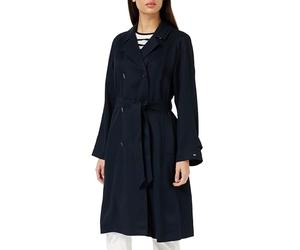 Tommy Hilfiger Women's CRV TENCEL BLEND FLUID TRENCH Desert Sky 52