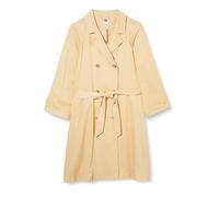 Tommy Hilfiger Women's Crv Tencel Blend Fluid Trench Ww0ww42495 Windbreakers, Beige (Harvest Wheat), 54