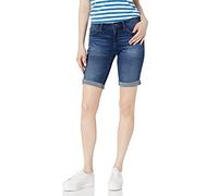 Tommy Hilfiger Women's Denim Jean Shorts with Cuffs for Summer and Spring, Ink, 10