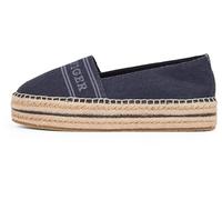 Tommy Hilfiger Women's Denim Platform Espadrilles, Blue (Space Blue), 6.5