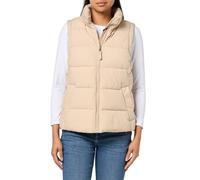 Tommy Hilfiger Women's Elasticated Back Waist Water Resistant Vest, Chino, XL