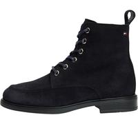 Tommy Hilfiger Women's Enamel Flag Suede Lace-up Boot Fw0fw09681Low Boots