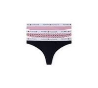 Tommy Hilfiger Women's Ess. Cotton Packs 3 Pack Thong Multi | Size: Medium Tommy Hilfiger Multicolor M