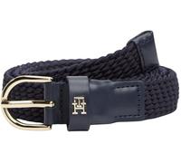 Tommy Hilfiger Women's Essential Effortless 2.5 Elastic Aw0Aw17973 Adjustable Belt, BLUE, 85