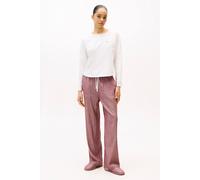 Tommy Hilfiger Women's Essentials Sleep Gift Long Sleeve Flannel T-Shirt Set with Slippers Ecru Rouge | Size: XL Tommy Hilfiger Multicolor XL