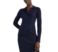 Tommy Hilfiger Women's Fitted Ribs Polo Long Sleeve Jumper XS