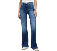 Tommy Hilfiger Women's Flare Katy Rw WW0WW49952 Bootcut, Denim (Katy Mid), 30W / 34L