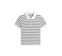 Tommy Hilfiger Women's Gold Button Slim Ss Polo Ww0Ww45768, Blue, M