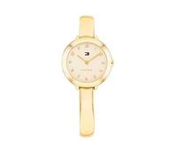 Tommy Hilfiger Womens Gold Plated Bangle Watch, One Colour, Women One Colour