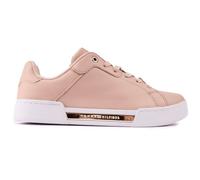 Tommy Hilfiger Womens Golden Court Trainers - Pink - Size UK 3.5