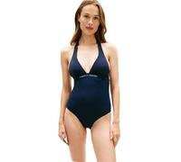 Tommy Hilfiger Women's Halter Rp Op UW0UW06366, Blue, S