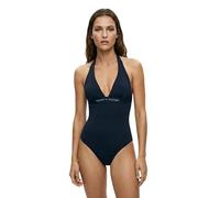 Tommy Hilfiger Women's Halter Rp Op UW0UW06366, Blue, XS