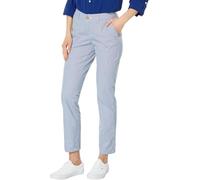Tommy Hilfiger Women's Hampton Chino Stripe Pants, Blue/White, 16