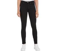 Tommy Hilfiger Women's Heritage Como Skinny Rw Ww0ww22051 Skinny Jeans, Black (Masters Black), 25W / 28L