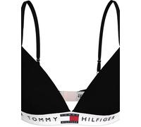 Tommy Hilfiger Women's Heritage Cotton RP Triangle Bra, Black