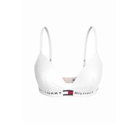 Tommy Hilfiger Women's Heritage Cotton RP Triangle Bra, White