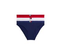 Tommy Hilfiger Women's Heritage Packs 3 Pack Bikini White/Red/Navy | Size: Small Tommy Hilfiger Multicolor S