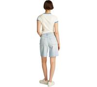 Tommy Hilfiger Women's High Waist Bermuda Denim Shorts, White (Sky), 27W