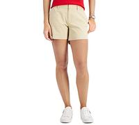 Tommy Hilfiger Women's Hollywood 5" Chino Short-Solid, Khaki, 14