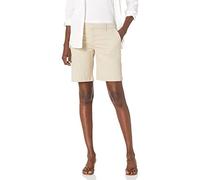 Tommy Hilfiger Women's Hollywood 9" Chino Short-Solid, Khaki, 10
