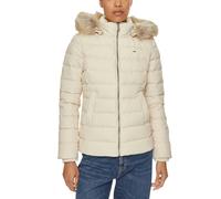 Tommy Hilfiger Women's Hooded Zip-Front Long Sleeve Jacket with Front Pockets - White - M