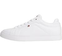Tommy Hilfiger Women's Icon Court Leather Cupsole Trainers, White (White), 3.5
