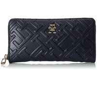 Tommy Hilfiger Women's Iconic Tommy Lrg Za Mono Aw0Aw14343 Wallets, Blue (Space Blue), OS