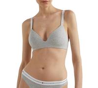 Tommy Hilfiger Womens Icon 2.0 Lightly Lined Triangle Bra - Grey - Size X-Large