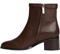 Tommy Hilfiger Women's Mid Heel Buckle Leather Riding Ankle Boots, Brown (Legacy Brown), 3.5