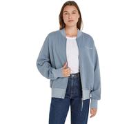 Tommy Hilfiger Women's Muted GMD HWK Zipup Jacket Blue Coal M-L