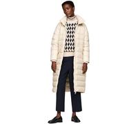 Tommy Hilfiger Women's Mw Down Funnel Nk Maxi Coat Ww0ww43553 Puffer Coat, Beige (Classic Beige), S