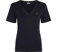 Tommy Hilfiger Slim Cody Short Sleeve V Neck T-shirt Blue XS Women